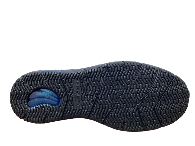 Stonefly Scarpa senza lacci da uomo in pelle di vitello Stream Hdry 11 Calf Leather 218259 000 nero