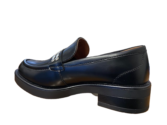 CafèNoir Women's moccasin in brushed imitation leather with accessory C1EA9702 N001 black