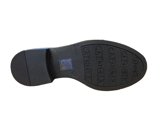 CafèNoir Women's moccasin in brushed imitation leather with accessory C1EA9702 N001 black
