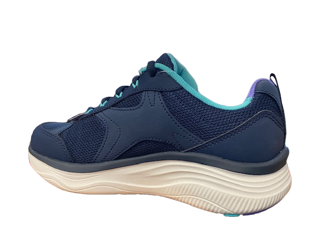 Skechers women's walking shoe D'Lux Fitness Perfect Timing Relaxed Fit 149836/NVMT blue