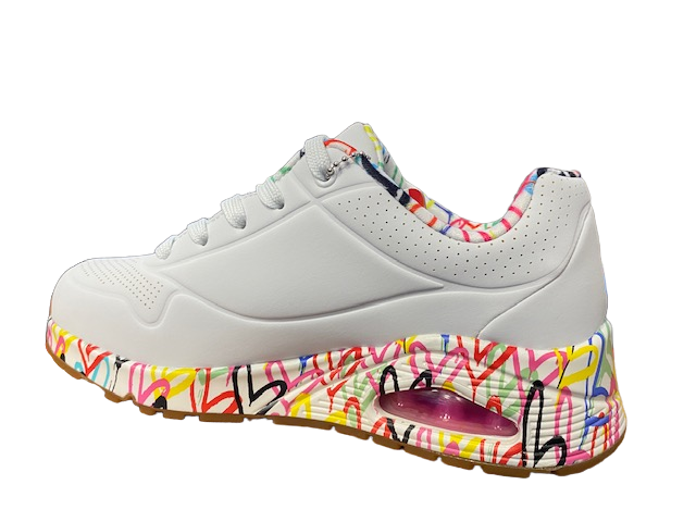 Skechers women's sneakers Uno Loving Love 155506/WHT white