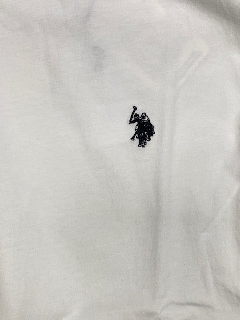 U.S. Polo Assn. T-shirt manica lunga da uomo Will 6314834502 101 bianco