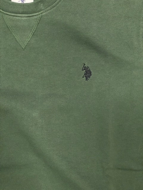 U.S. Polo Assn. Felpa girocollo da uomo Max 6302753223 249 verde