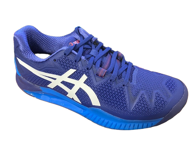 Asics scarpa da tennis da uomo Gel Resolution 8 1041A079 405 blu bianco