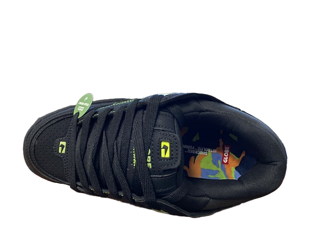 Globe Fusion skate shoe GBFUS 20573 black-lime-mosaic