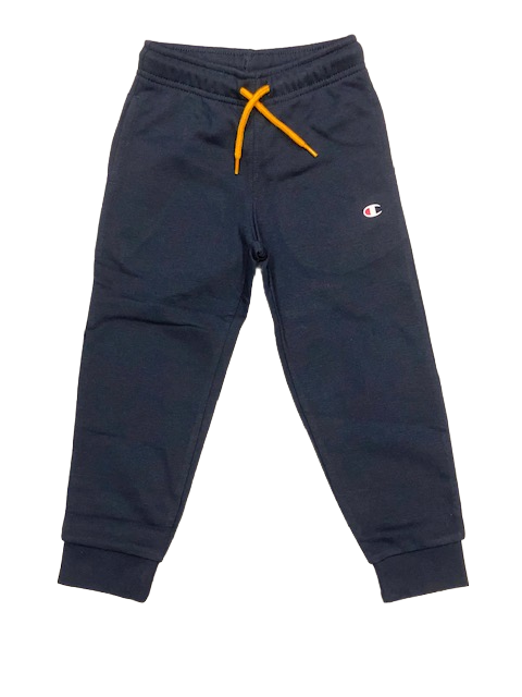 Champion Tuta da ragazzo in cotone garzato giacca con cerniera intera e pantalone con polsino 306180 BS501 NNY blu
