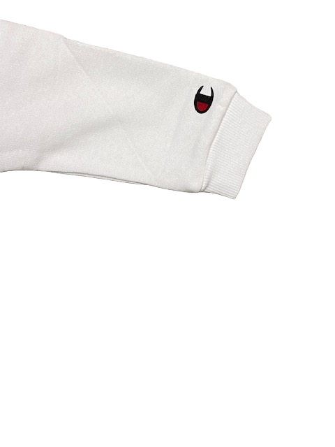 Champion Tuta infant felpa girocollo pantalone con polsino 404504 WW001 wht/bnk bianco-nero