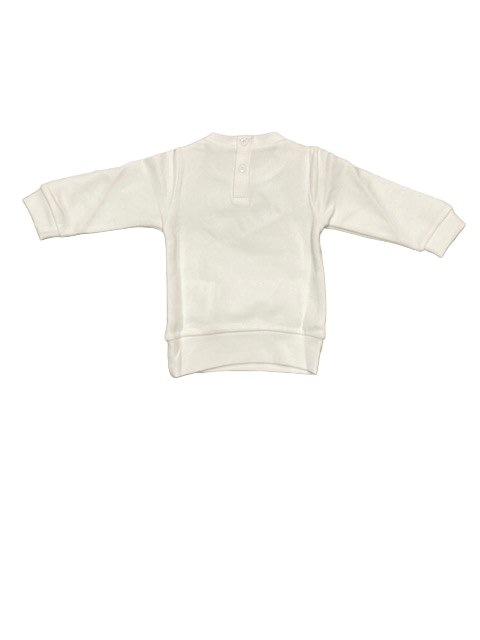 Champion Tuta infant felpa girocollo pantalone con polsino 404504 WW001 wht/bnk bianco-nero
