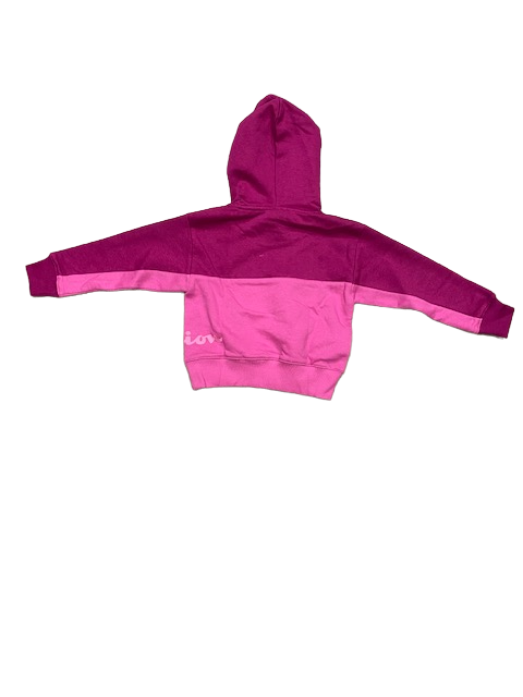 Champion Felpa da ragazza con cappuccio 404513 PS042 AMR/RRO fucsia-rosa