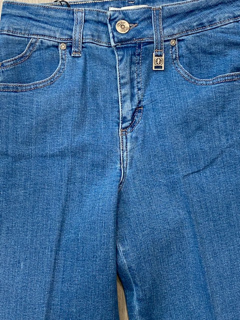 CafèNoir Denim Culotte Pants Greta C7JJ3150 B030 light sky