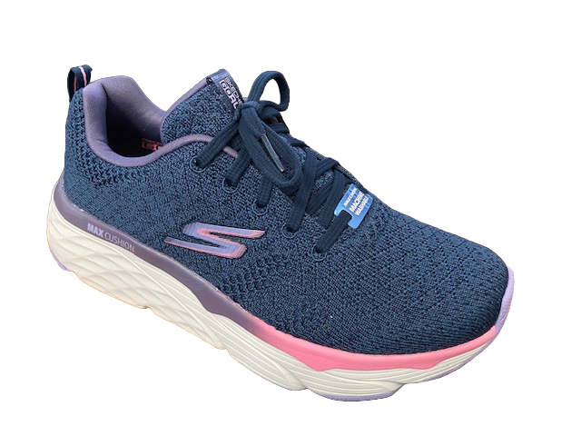 Skechers women's running shoe maximum cushioning Max Cushioning Elite Clarion 128564/NVPR navy-purple