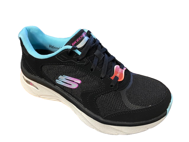Skechers women's leisure shoe Arch Fit D'Lux 149686/BKBL black-blue