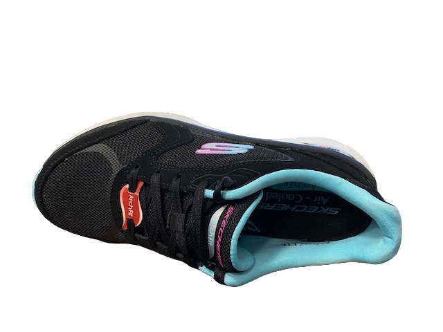 Skechers women's leisure shoe Arch Fit D'Lux 149686/BKBL black-blue