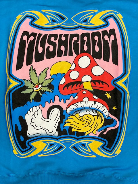 Mushroom Hoodie 29003-53 turquoise
