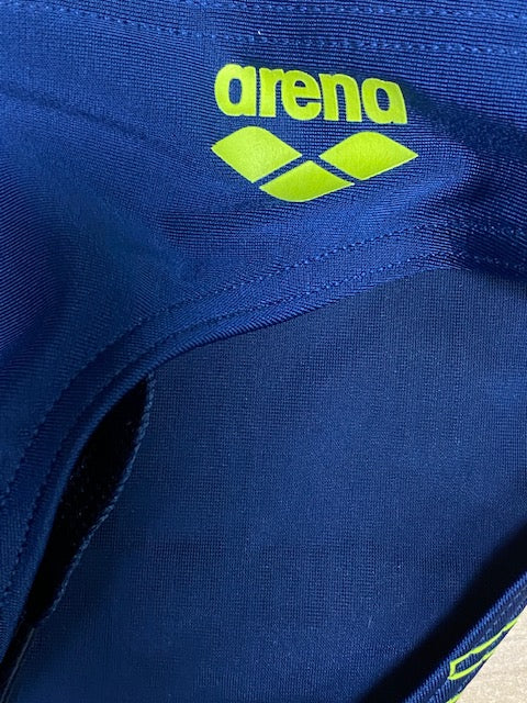 Arena Boys' swimsuit Logo Swim Brief 006357 760 navy-soft green