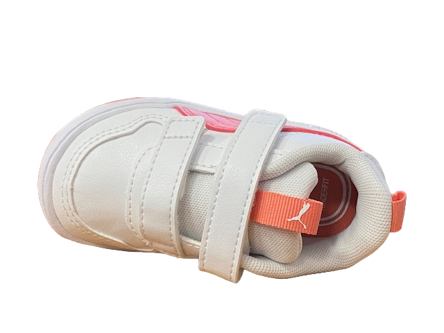 Puma sneakers da bambino con strappi Multiflex SL V Infant 380741 12 white-carnation pink