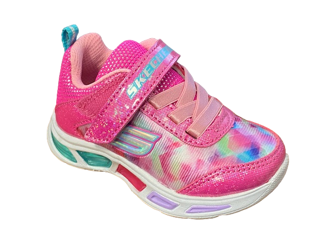 Skechers S Lights Litebeams Dance N Glow 10921N NPMT neon pink multi