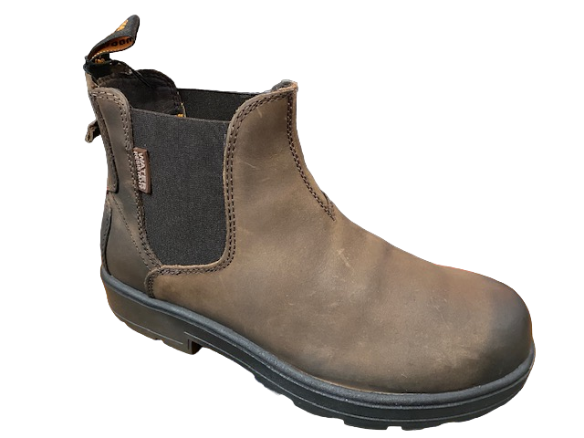 Shooters Stivaletto in pelle da uomo Tronchetto con elastico resistente all'acqua S3634 06 dark brown-brown