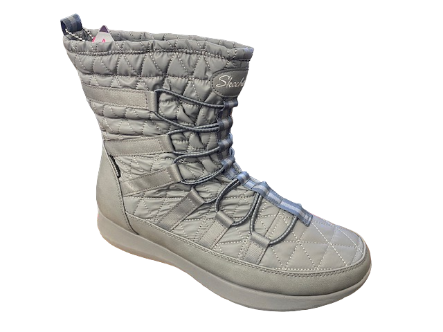 Skechers scarponcino alto da donna Boulder East Stone 49806 CCL grigio