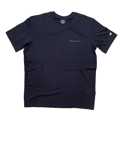 Champion Legacy Americans Classic Small Logo men's short sleeve t-shirt 218539 BS517 NNY blue