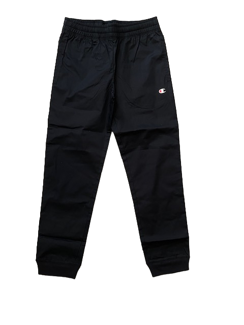 Champion Pantalone sportivo da ragazzo in Popeline Legacy American Classics-Cotton Stretch 404614 KK001 NBK nero