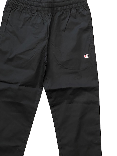 Champion Pantalone sportivo da ragazzo in Popeline Legacy American Classics-Cotton Stretch 404614 KK001 NBK nero