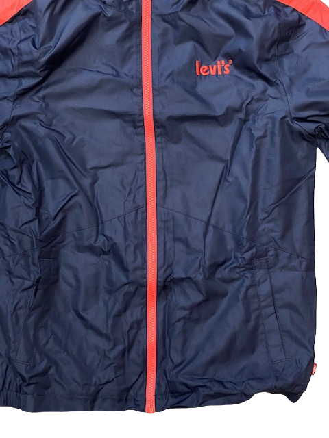 Levi's Kids Boys' windbreaker LVD Core Windbreaker 9EH380-BCF blue red