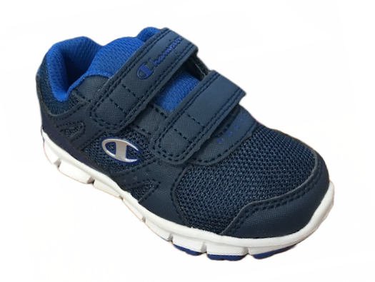 Champion scarpa da ginnastica da bambino in tela con strappo Low Cut Combo S30912-S18-BS517 blu