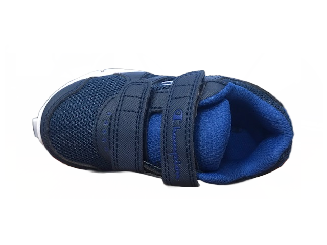 Champion scarpa da ginnastica da bambino in tela con strappo Low Cut Combo S30912-S18-BS517 blu