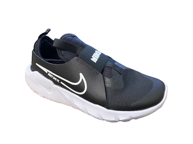 Nike Flex Runner 2 boys' slip-on running shoe DJ6038-002 black-white