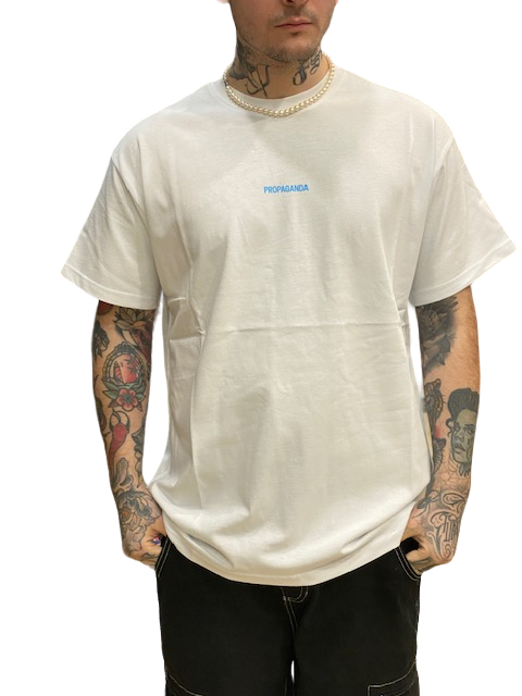 Propaganda short sleeve men's t-shirt Ribs 23SSPRTS695 white