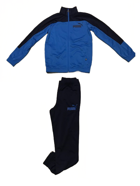 Puma tuta in acetato da bambino e ragazzo Poly Tricot Suit 852125 37 blu azzurro