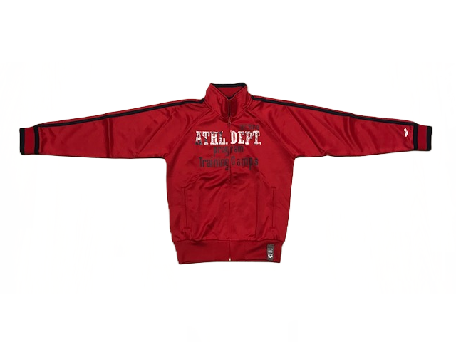 Arena Togo JR children's tracksuit 61773 47 flame scarlet-graphite bl