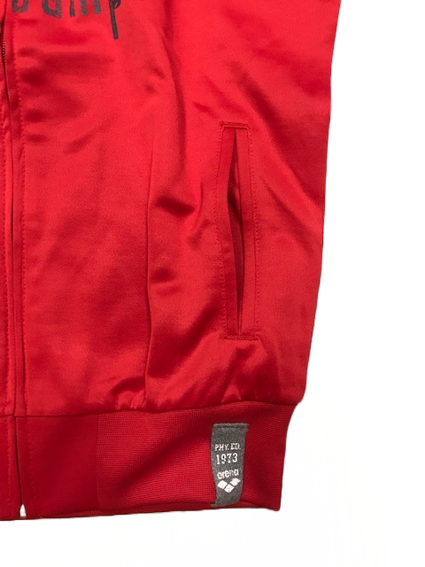 Arena Togo JR children's tracksuit 61773 47 flame scarlet-graphite bl