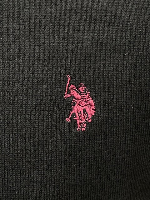 U.S. Polo Assn Maglia girocollo in cotone Burt 6139053241 199 black