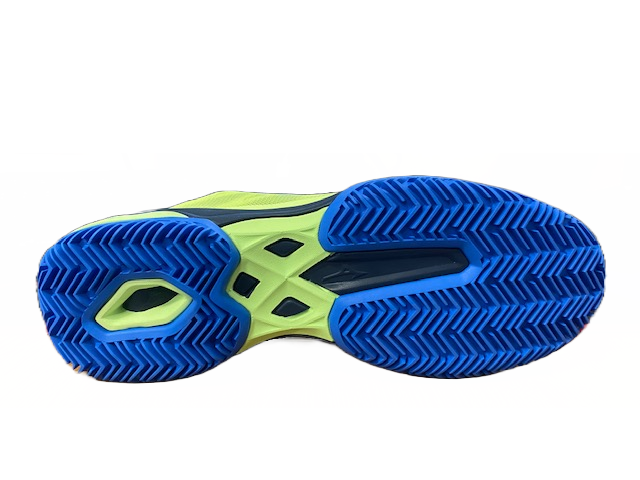 Mizuno men's padel shoe Wave Exceed Light 61GB222245 lemon yellow-blue