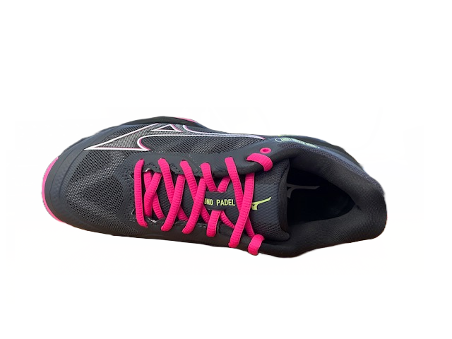 Mizuno Wave Exceed Light Padel padel shoe 61GB222307 ebony-pink-neo lime