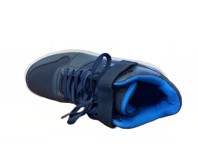 Champion boy's sneaker shoe in Mid Cut Rebound canvas S30813 S17 2192 blue