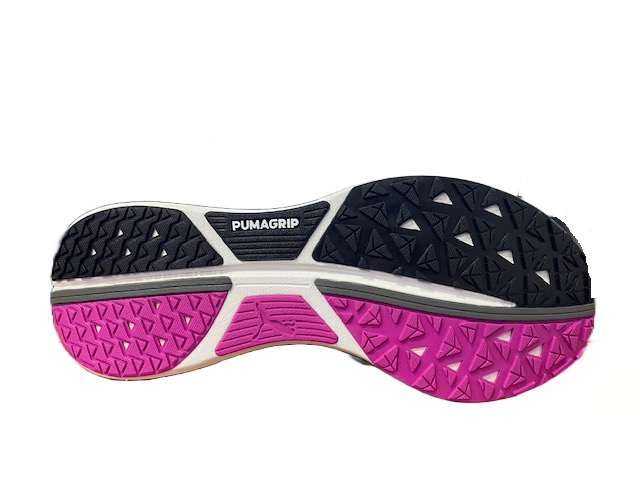 Puma women's running shoe Electrify Nitro 195174 08 black-castlerock-deep orchid