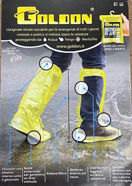 Goldon SG-G Pocket Rain Boot yellow