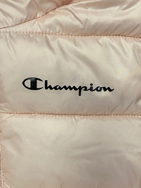 Champion piumino con cappuccio da bambina 305826 PS157 PKN rosa