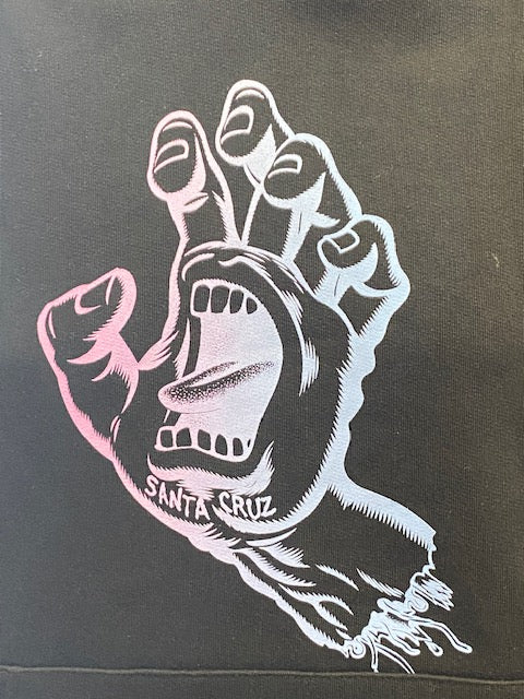 Santa Cruz Outline Fade Hand hoodie black