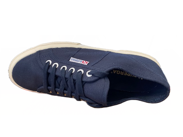 Superga scarpa sneakers da donna in tela 2750 Plus Cotu S003J70 933 blu