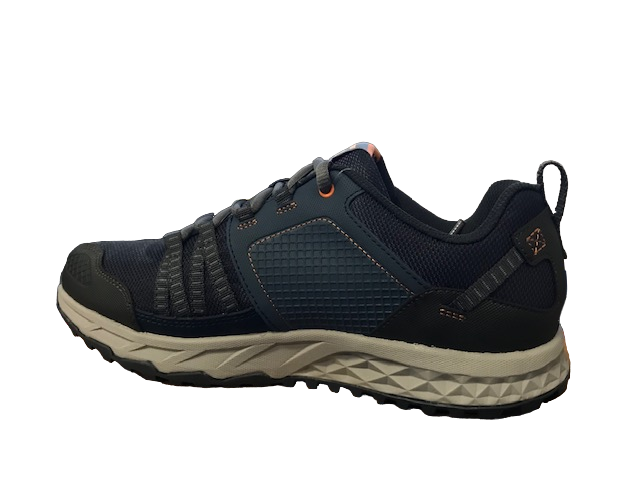 Skechers scarpa da uomo da Trail Escape Plan 51591/NVOR blu-arancio