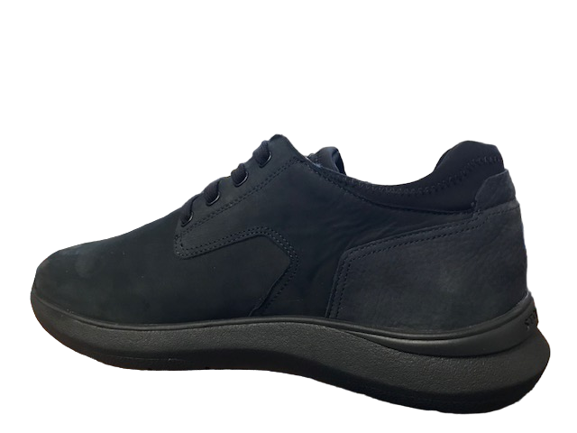Stonefly Men's shoe in suede leather Seven Season 2 Nubuck 218475 131 midnight blue