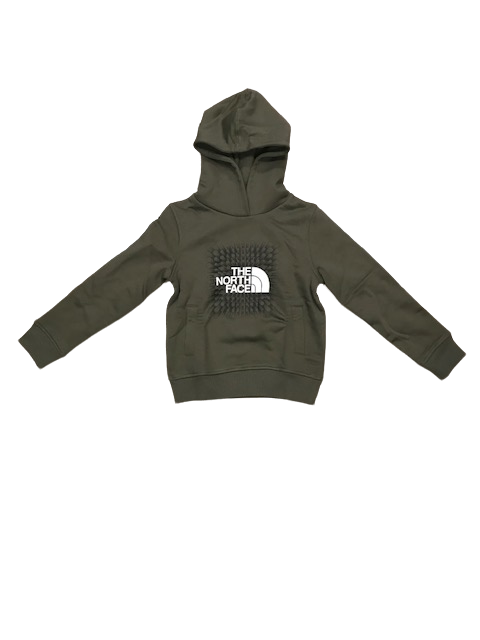 The North Face Felpa con cappuccio da ragazzi Teens Box NF0A7X5621L1 verde tortora