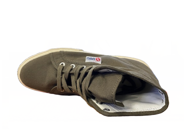 Superga 2095 cotu sneakers alte in tela S003J40 A55 military