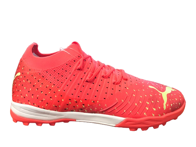 Puma Scarpa da calcetto alta con calzino Future Z 3.4 TT 107002 03 coral-fizzy-black-salmon