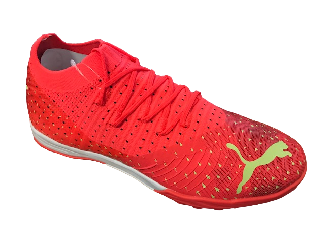 Puma Scarpa da calcetto alta con calzino Future Z 3.4 TT 107002 03 coral-fizzy-black-salmon