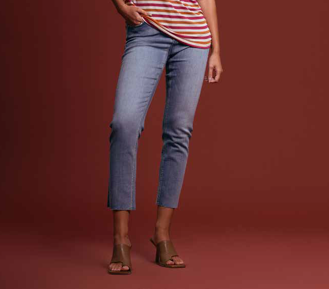 Griffai women's jeans trousers Mam medium wash DGP3257 denim